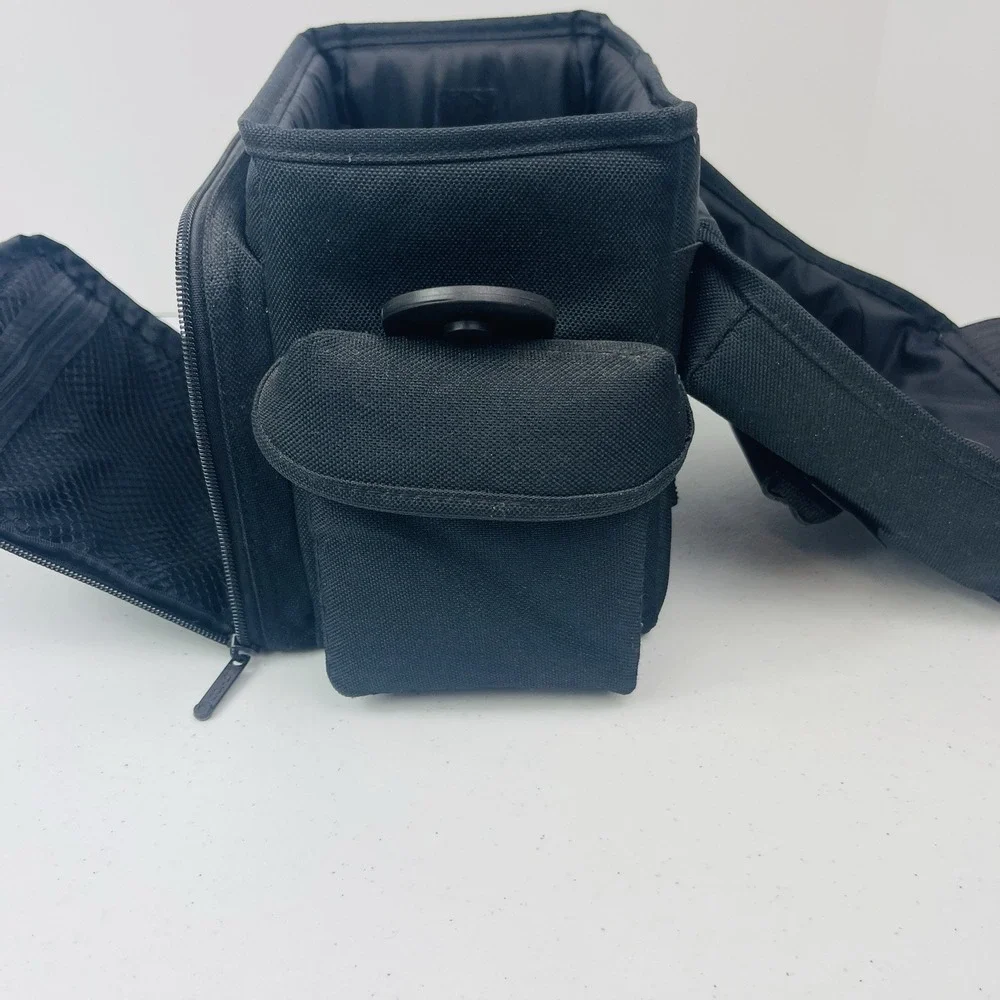 Mohawk Camera Bag with Adjustable Shoulder Strap Black Gray 4 Pocket 10x8